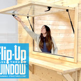 The Flip-Up Pass Thru Window™ Upgrade